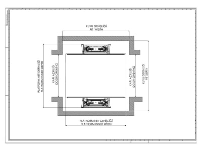 Doppelseitige hydraulische Ladeplattformen