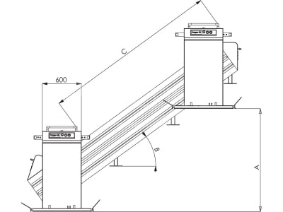 Plattformlifte für Behinderte mit gerader Treppe